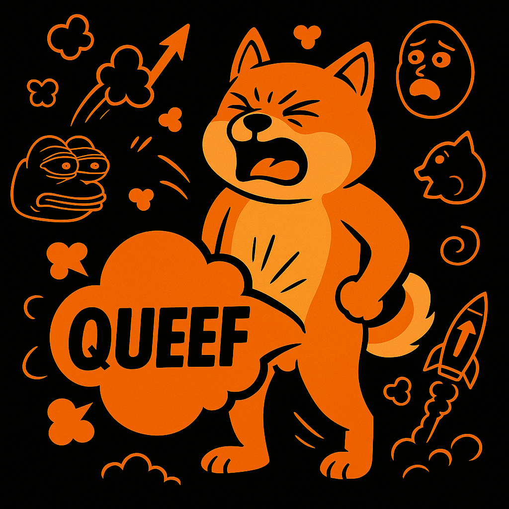 QueefCoin puff mascot – variant 5