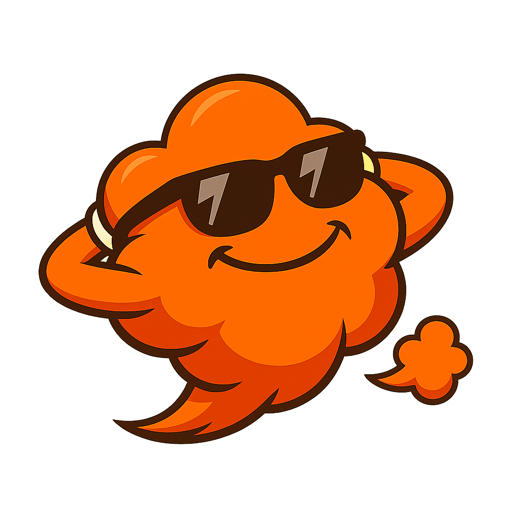 QueefCoin puff mascot – variant 9