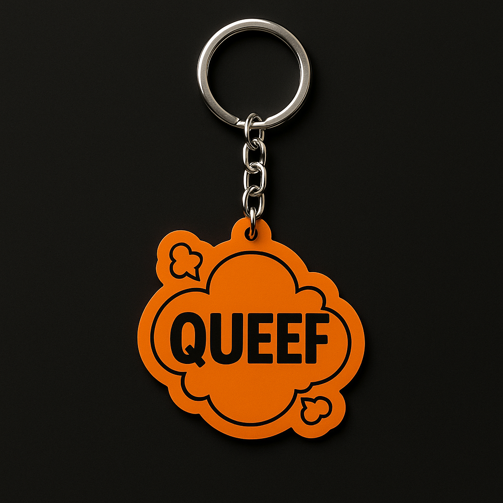 Queef Keychain